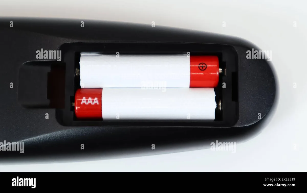 AAA batteries remote control