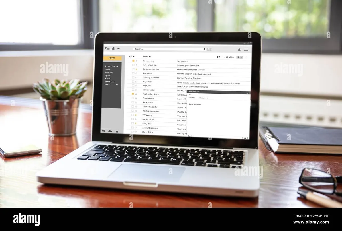 email inbox reset link