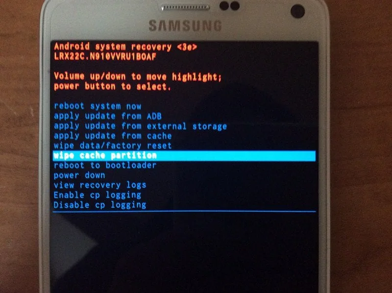 factory reset recovery mode
