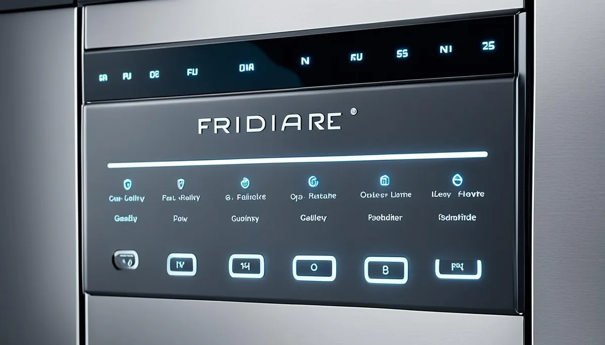 Frigidaire dishwasher control panel type