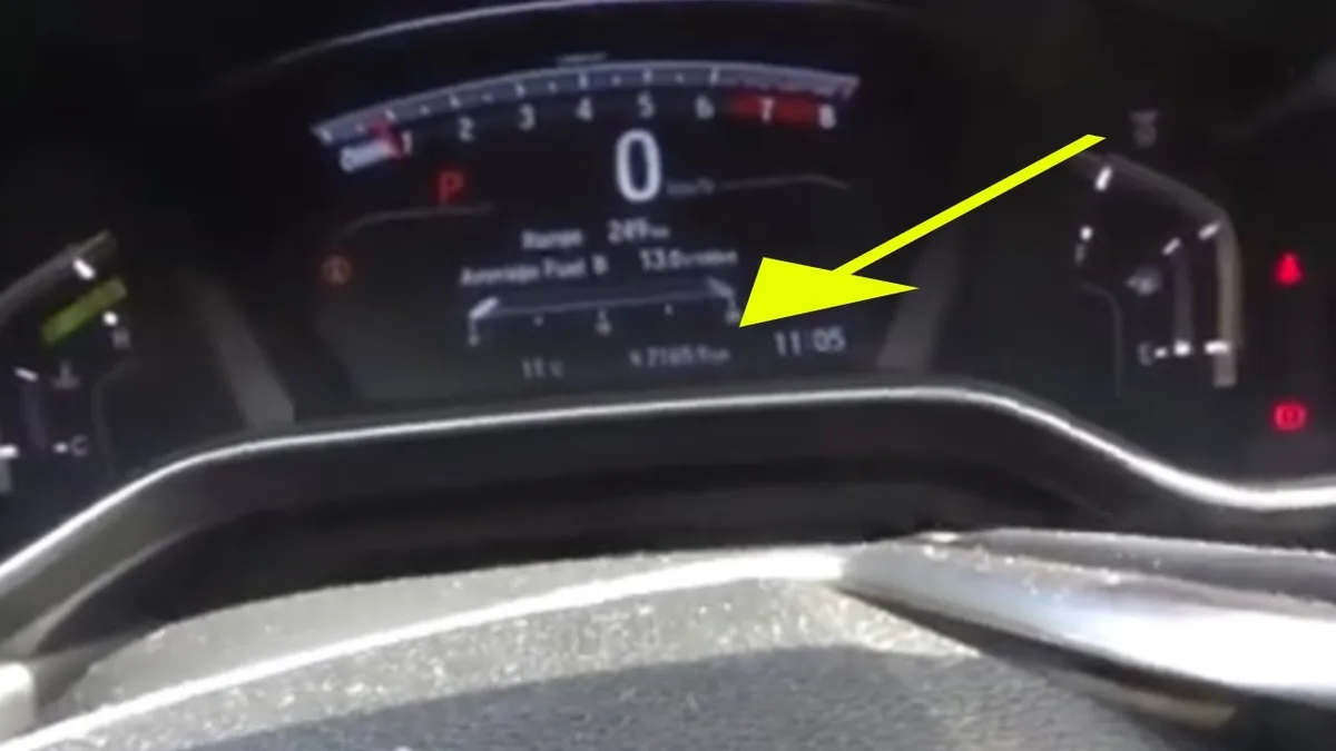 Honda CR-V trip knob