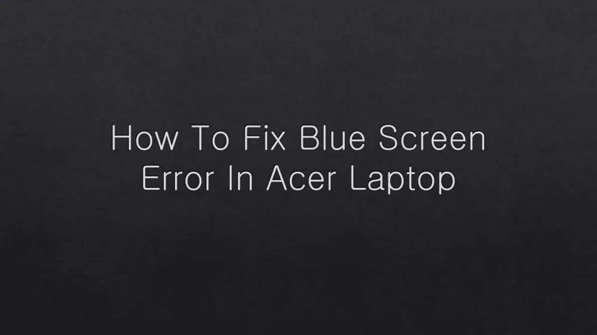how to factory reset acer laptop