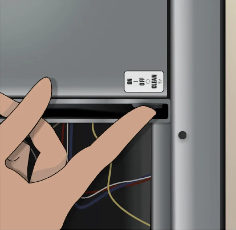 ice maker reset button