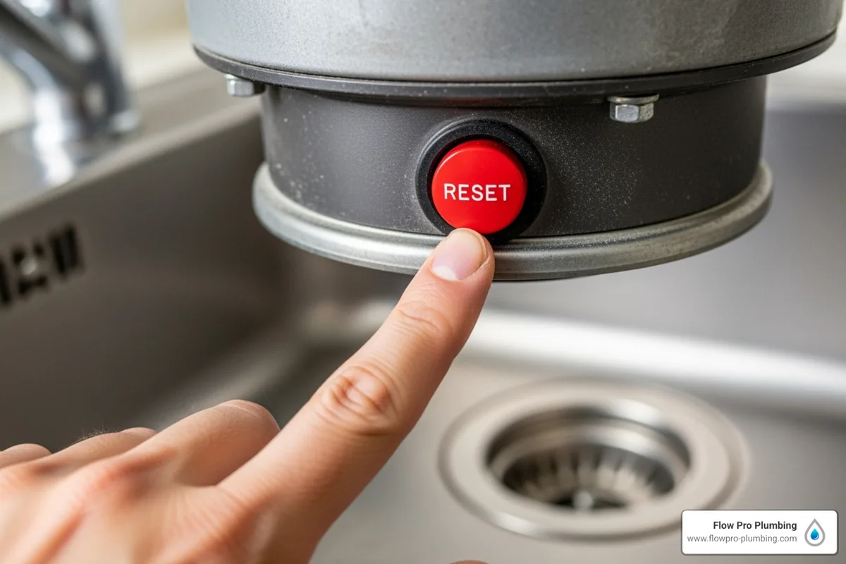 insinkerator reset button