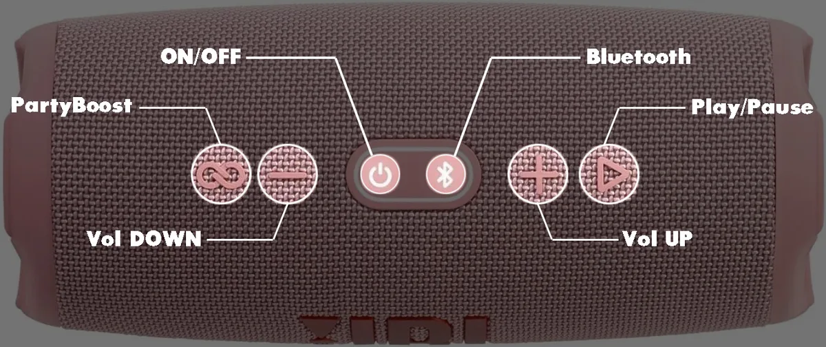 JBL Charge 5 factory reset