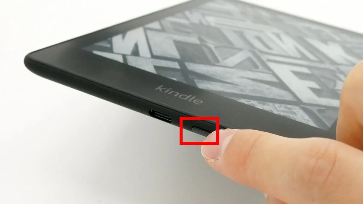Kindle power button