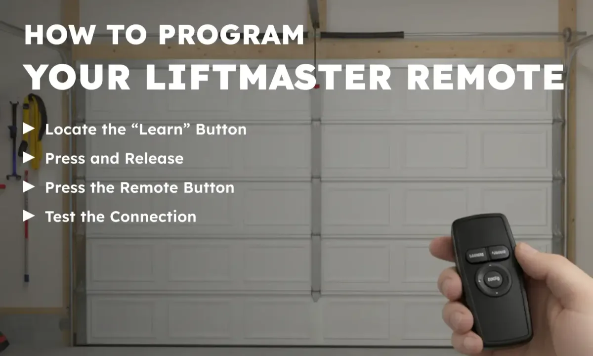 LiftMaster remote programming