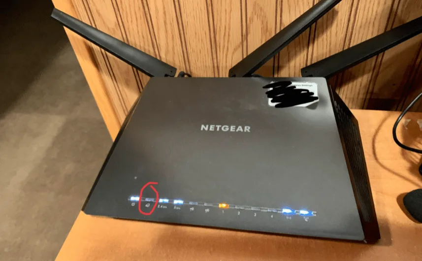 netgear router led lights