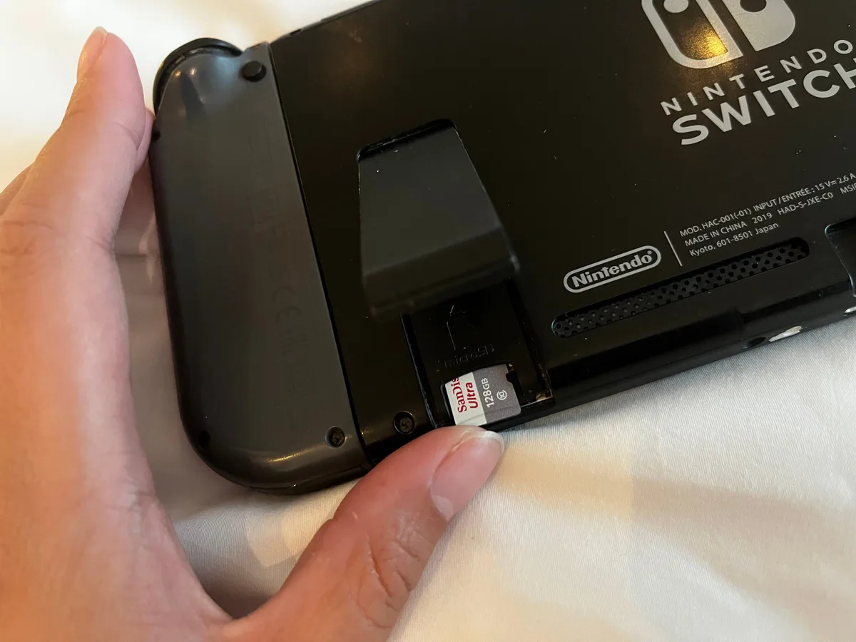 nintendo switch microsd card