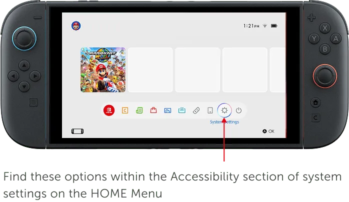 nintendo switch system settings menu