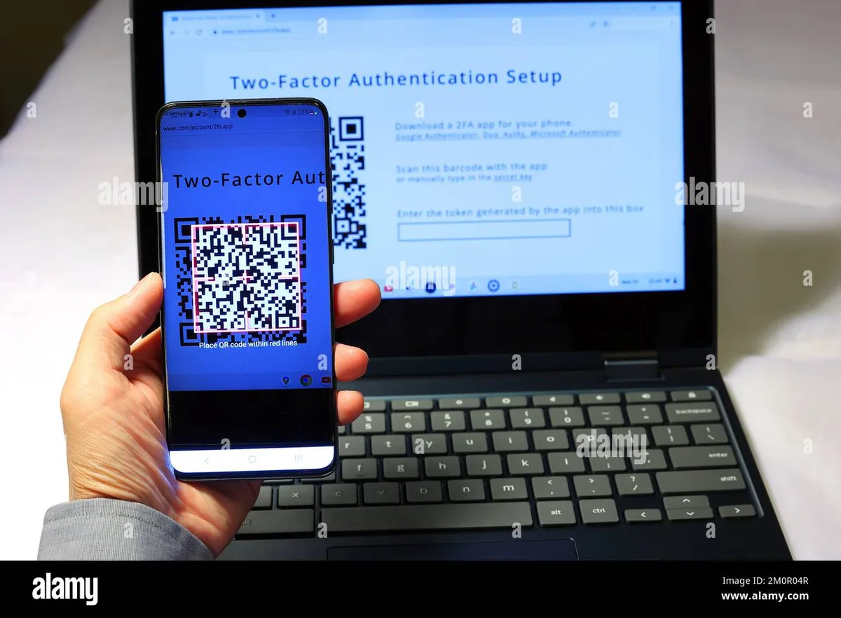 QR code scanning for authenticator setup