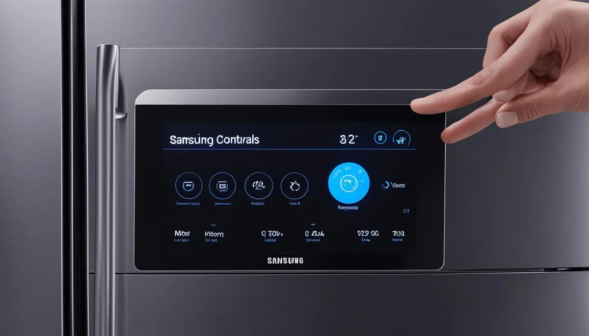 samsung fridge control panel