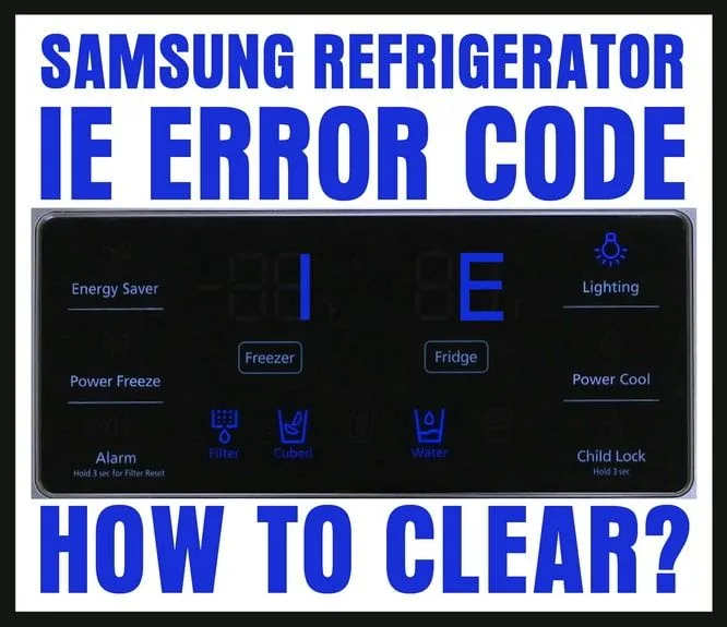 samsung fridge error code display
