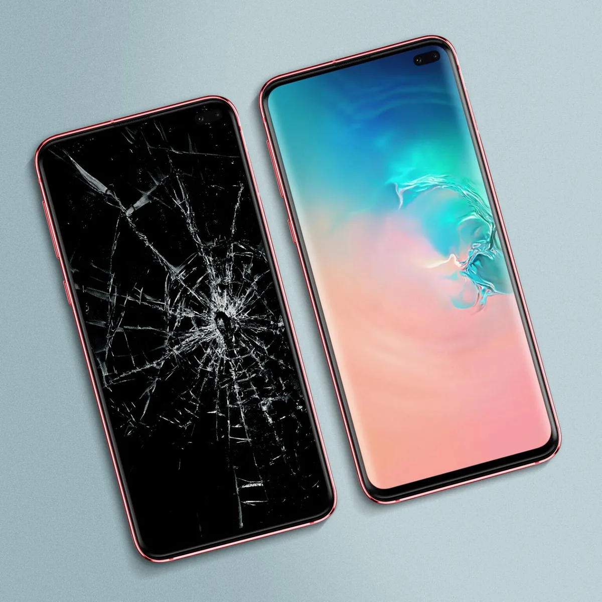 Samsung phone broken screen
