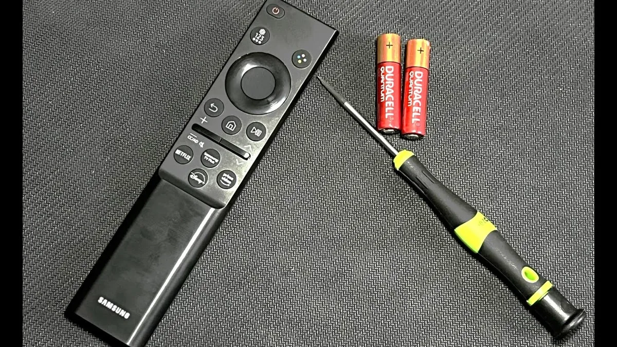 samsung remote battery compartment