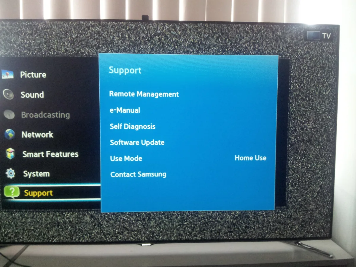 samsung tv settings menu