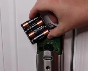 Schlage Encode battery removal