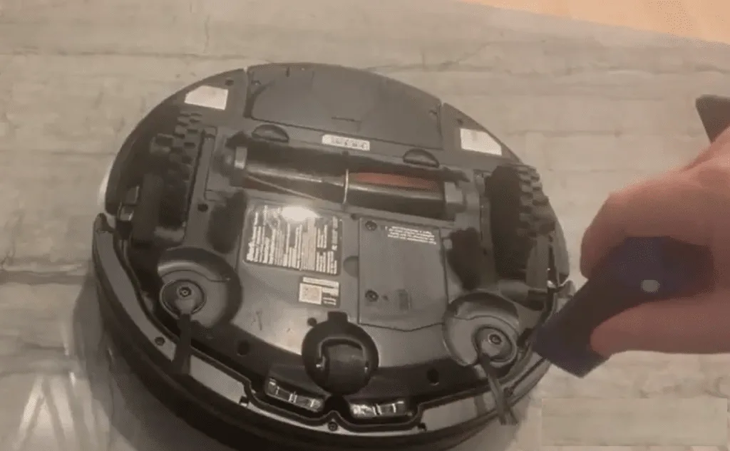 shark robot vacuum error indicator