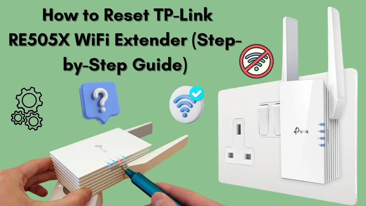 TP-Link RE series extender side view