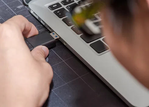 USB recovery drive creation