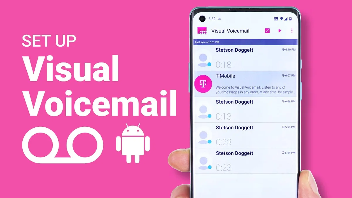 visual voicemail app Android