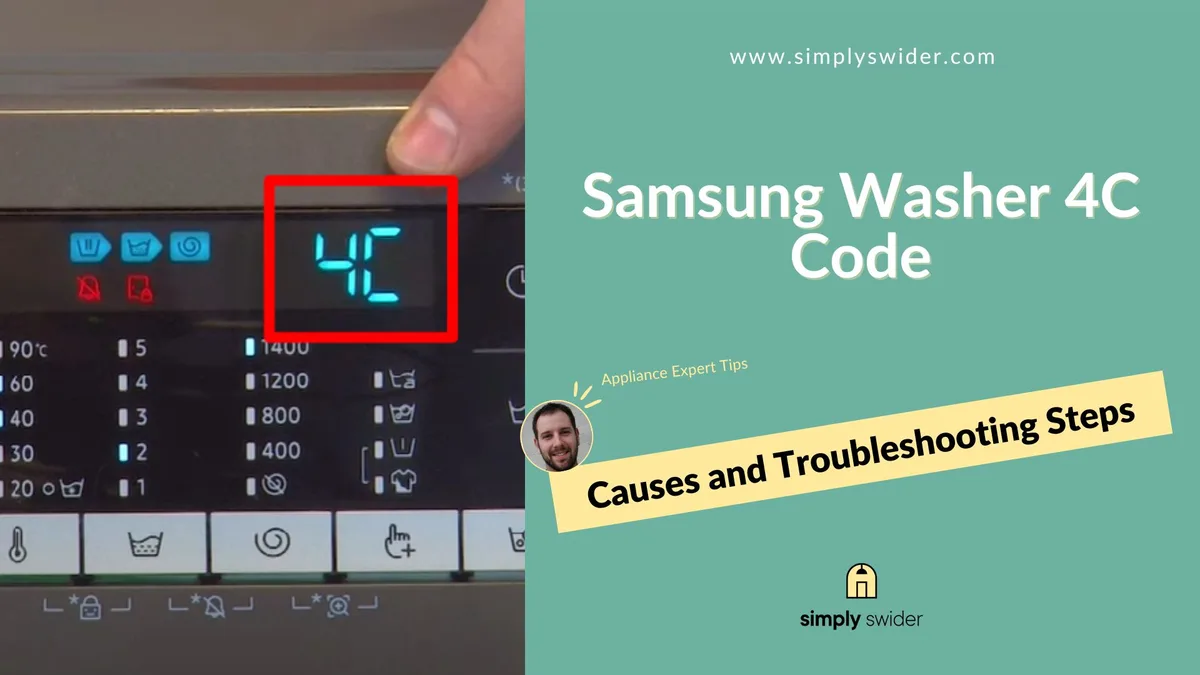 washer error code