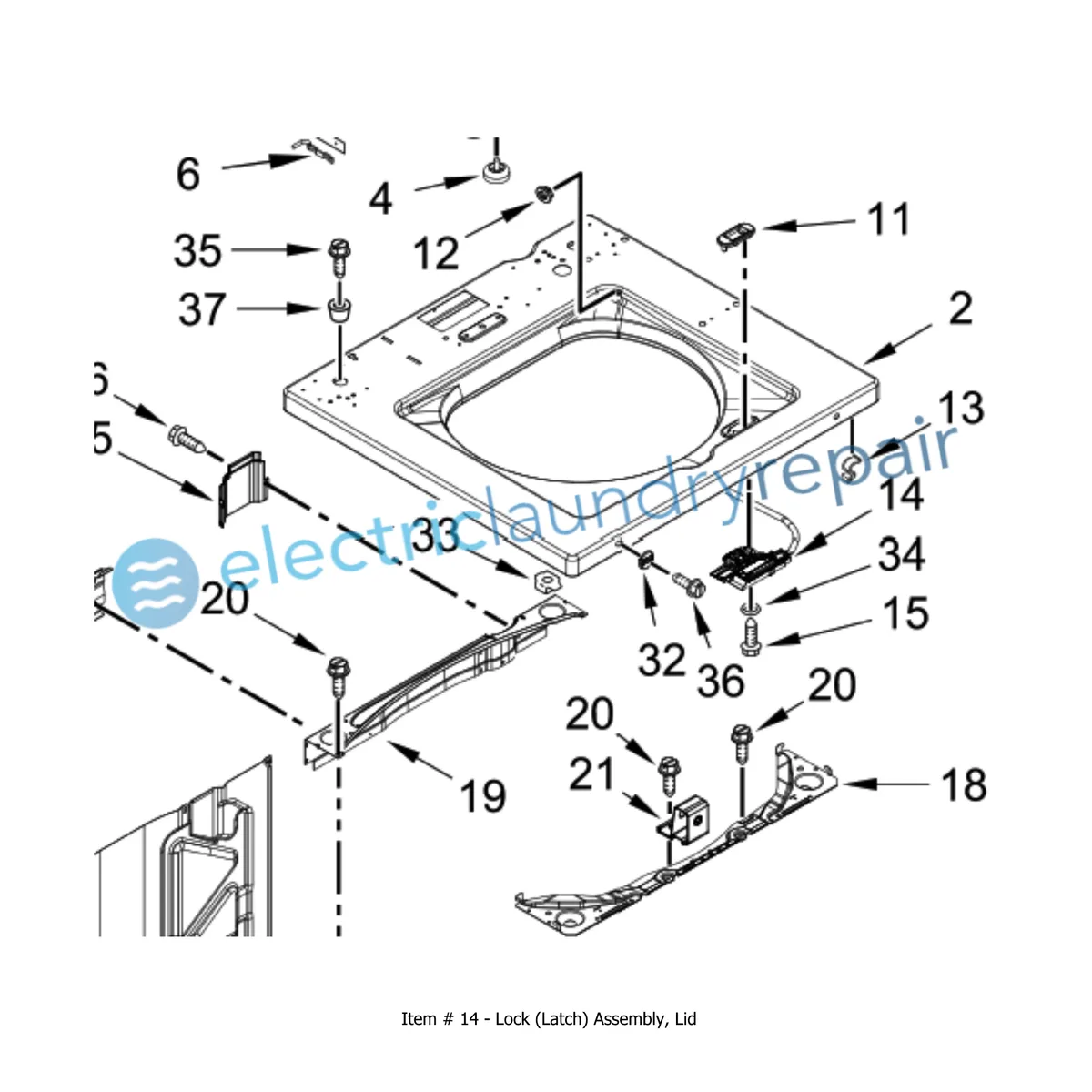 washer lid switch