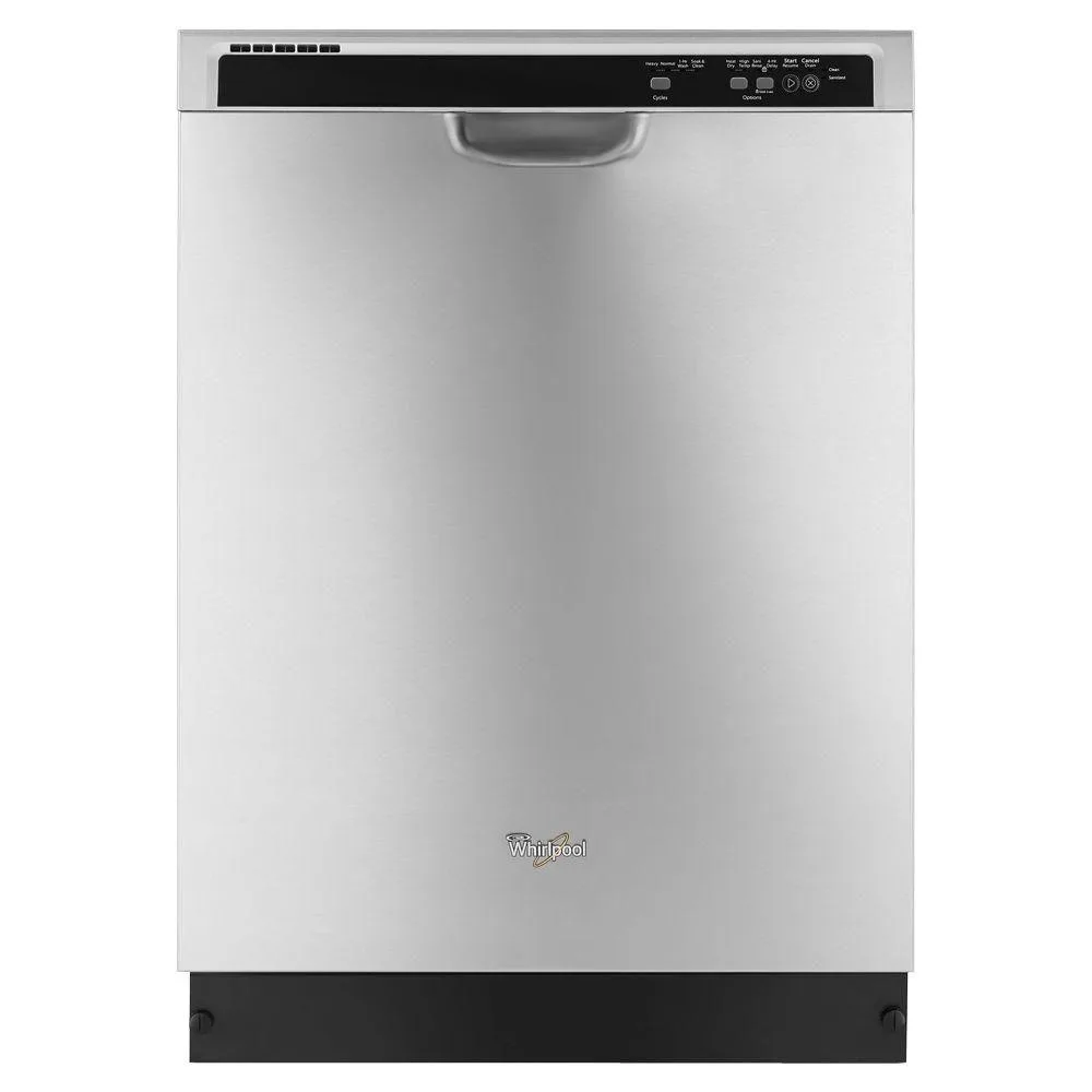 whirlpool dishwasher front view