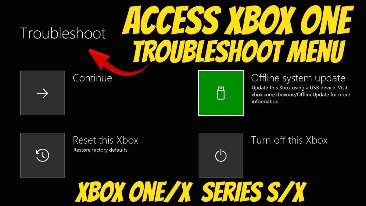 xbox one startup troubleshooter