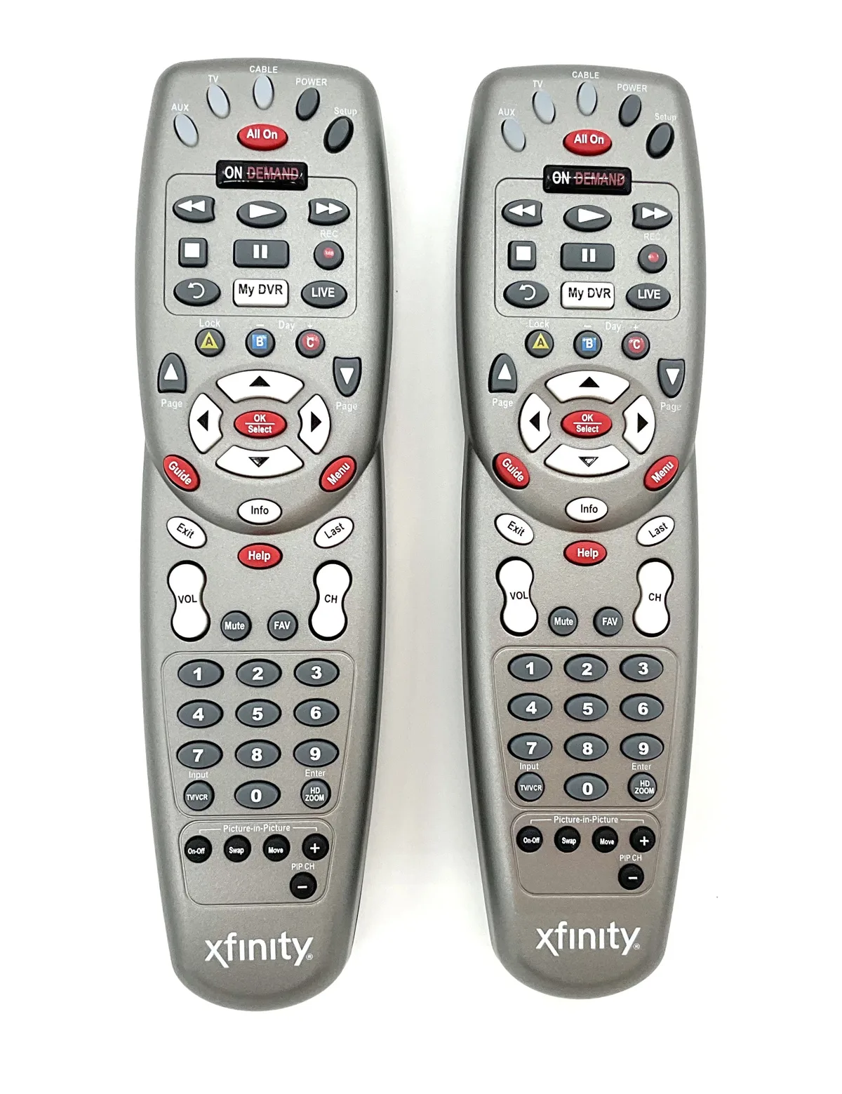 xfinity remote pointing tv